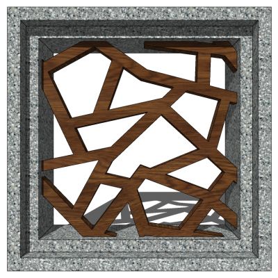 中式景窗花窗花格