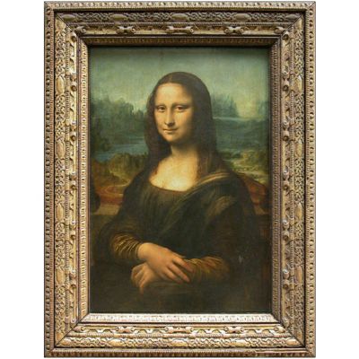 欧式古典蒙娜丽莎的微笑装饰画画框
