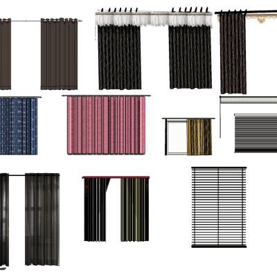 现代窗帘百叶帘
