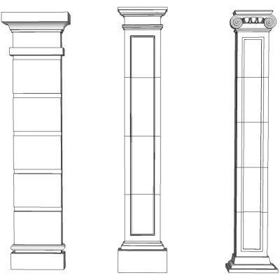 欧式法式罗马柱柱头柱子