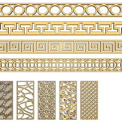 中式雕花脚线线脚石膏线