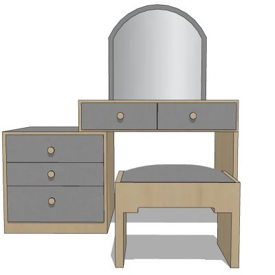 北欧现代梳妆台化妆台