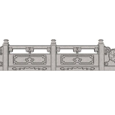 中式玉石石材栏杆桥