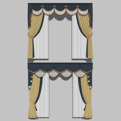 新中式欧式法式别墅窗帘