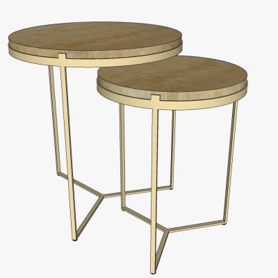 北欧现代边几圆几角几灯几