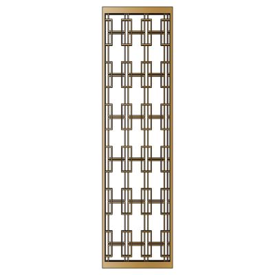 现代中式花格屏风隔断