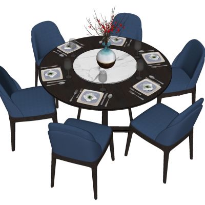 北欧现代简约单人沙发椅子桌子餐桌