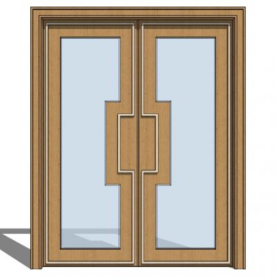 新中式玻璃推拉门门扇