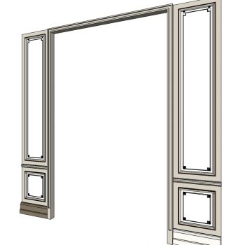 欧式法式石膏线条护墙板石膏线