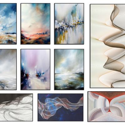 抽象挂画装饰画