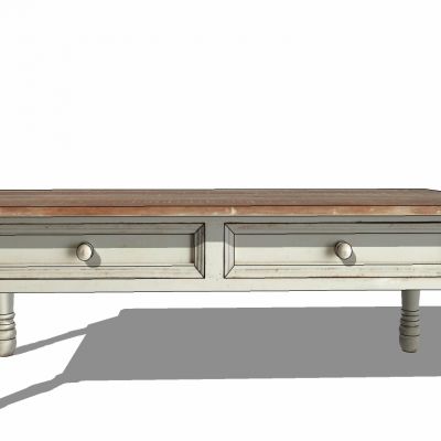 美式古典欧式实木茶几