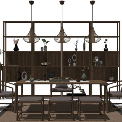 新中式实木餐桌