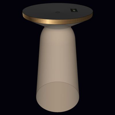 现代简欧式轻奢金属边几圆几灯几