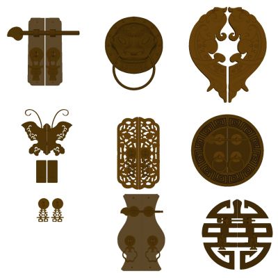 中式柜门抽屉五金件