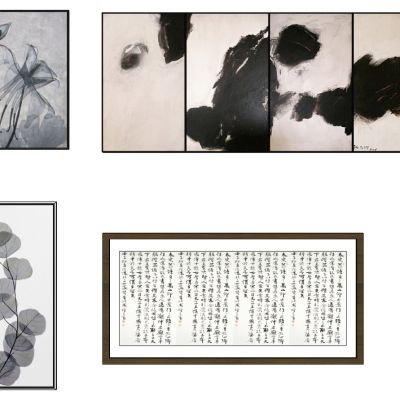 中式字画抽象画挂画