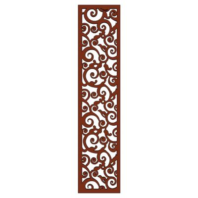 欧式卷草屏风隔断