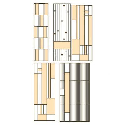 新中式屏风隔断花格