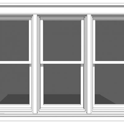 现代建筑阳台窗户