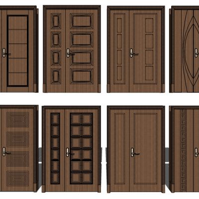 现代子母门组合