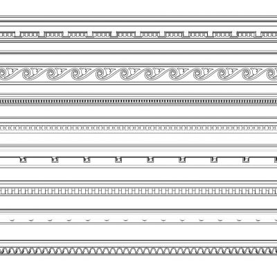 欧式法式雕花脚线线脚石膏线