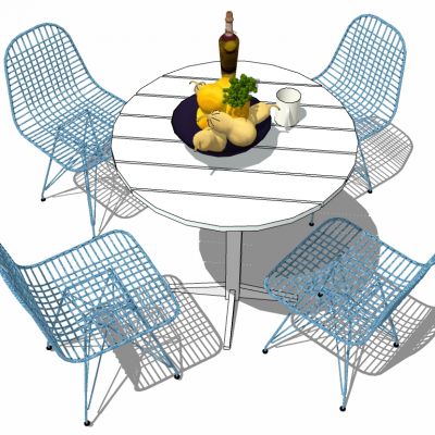 地中海欧式户外餐桌