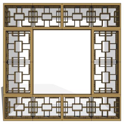 中式花格窗户花窗