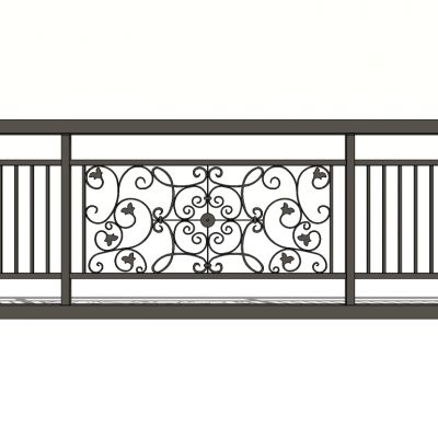 欧式铁艺栏杆护栏扶手