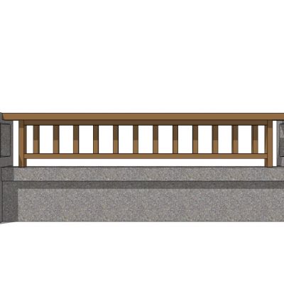 中式玉石石材栏杆桥