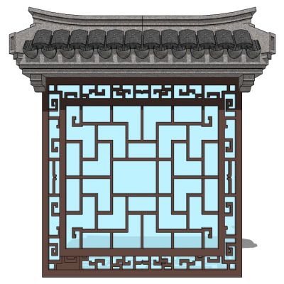 中式景窗花窗花格