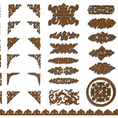 新中式欧式法式民族伊斯兰民族花线石膏线条