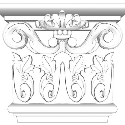 欧式建筑构件欧式柱头