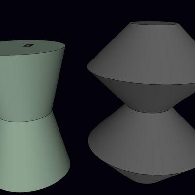 现代简欧式轻奢金属边几圆几灯几