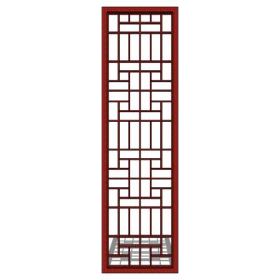 中式花格花窗屏风隔断