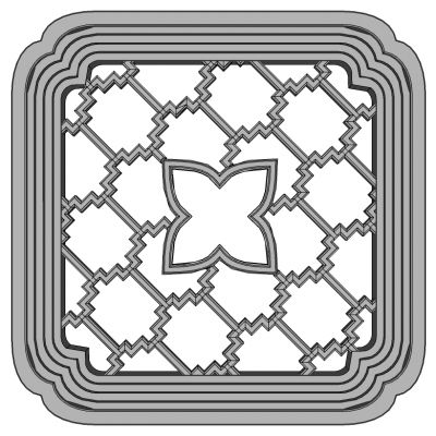 中式景窗花窗花格