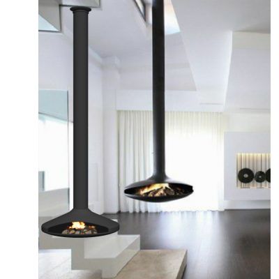 现代工业风壁炉火炉吊炉