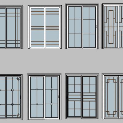 新中式双开门组合