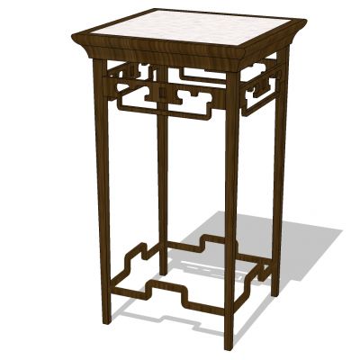 唐风中式古典实木家具边几摆台花架花几