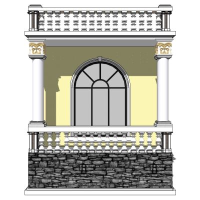 欧式建筑别墅窗