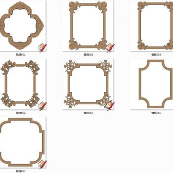 欧式法式石膏花线金属装饰挂画