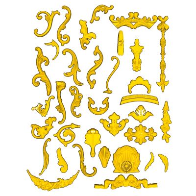 欧式法式雕花石膏雕花花纹构件