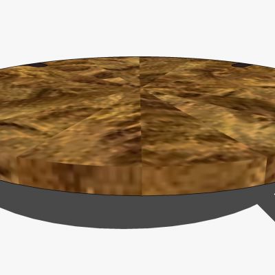 现代民宿实木木板拼接原木色茶几