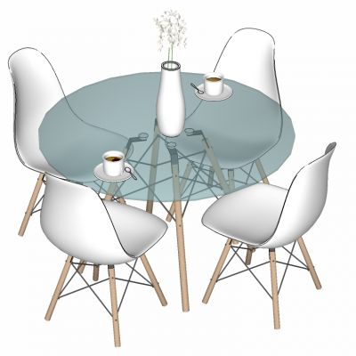 北欧现代餐桌