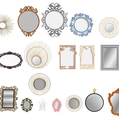 现代简约镜子组合