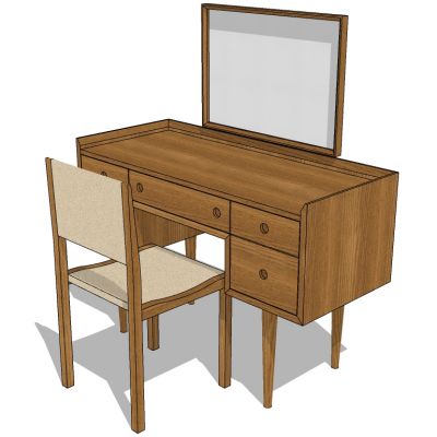 北欧现代梳妆桌台写字台