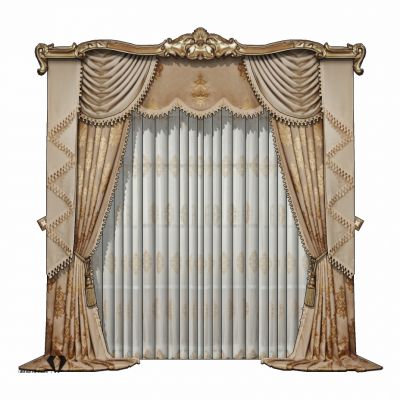 欧式古典法式窗帘