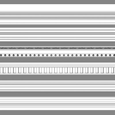 欧式法式石膏线条阴角线剖面