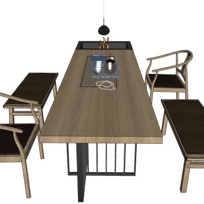 新中式中式实木茶几茶桌椅