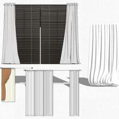 现代窗帘百叶窗帘