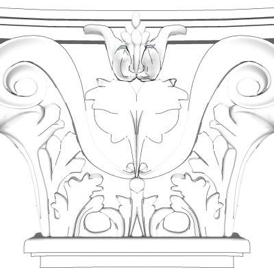 欧式建筑构件欧式柱头