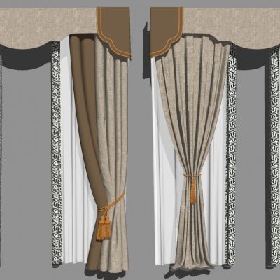 新中式欧式法式窗帘布帘